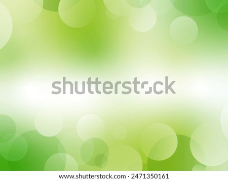 Abstract Backgrounds with Stylish Bubble Pattern Image_Green Type