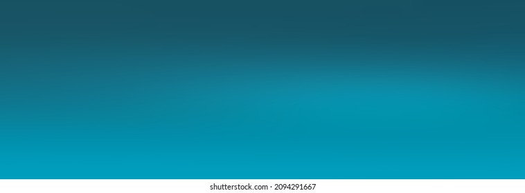 Abstract Banner Background. Brilliant Greenish Blue And Dark Turquoise Tones. HD Format Proportions.