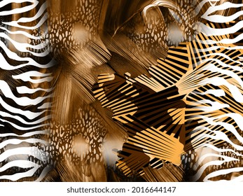 Abstract Beautiful Colorful Combination Pattern
