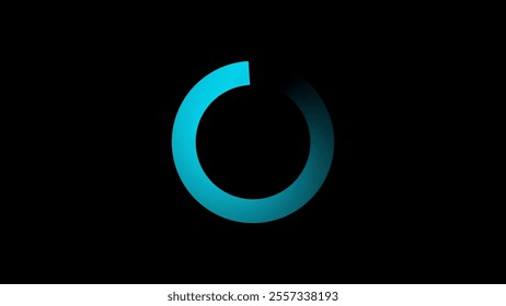 abstract beautiful loading bar circle illustration background. Digital Searching Military Target Radar Signal Illustration	