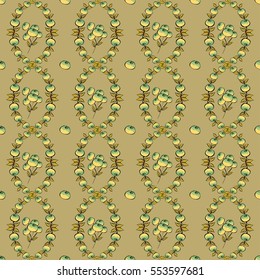Abstract Berries seamless pattern.  illustration background.
