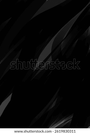 abstract black background full of unpredictable brushes