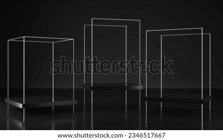 Abstract black background texture design pattern element 3d product background