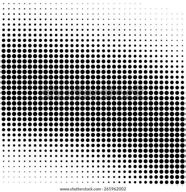 Abstract Black Dotted Background Stock Illustration 265962002