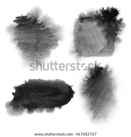 Black And White Watercolour Background