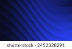 Abstract black-blue gradient lines: Thick flowing plastic stripes in a digitally animated 2D graphic gradient. ideal for modern, simple screensavers with a clean digital concept