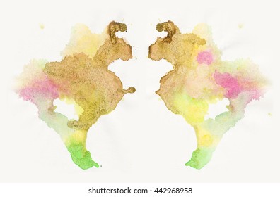 Abstract Blot. Rorschach Test