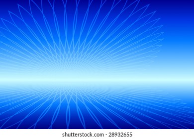 Abstract Blue