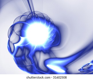 Abstract blue background