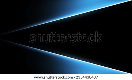 Abstract blue background, angle light streaks background, presentation title slide template