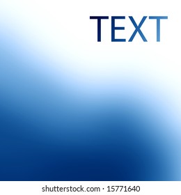 abstract blue background with empty space for text