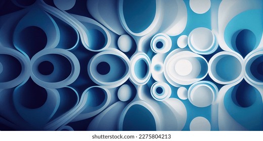 Abstract blue background glamour  fashion  like 60s  1960s style  Color design background  Gradient colorful abstract background  luxury abstract concept  3d render