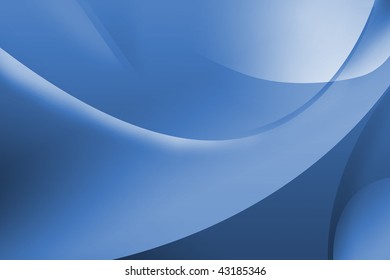 Abstract Blue Background, Illustration. Useful As Desktop Wallpaper