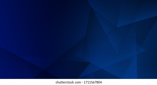 Abstract Blue Background With Layers Of Transparent Shapes In Random Pattern, Cool Modern Background Design For Website Or Graphic Art Projects