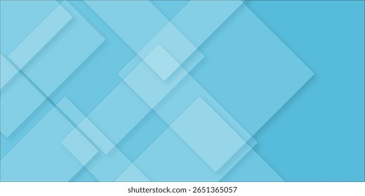 Abstract blue background with seamless dynamic minimalistic geometric lines and elegant background. Abstract white rectangle shape background use for Banner, posters, cards 