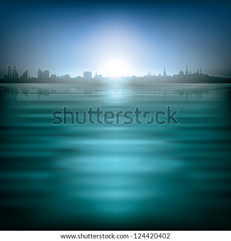 Similar – Image, Stock Photo Winter island romance