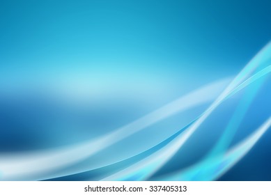 Abstract Blue Background Soft Curves Bright Stock Illustration ...