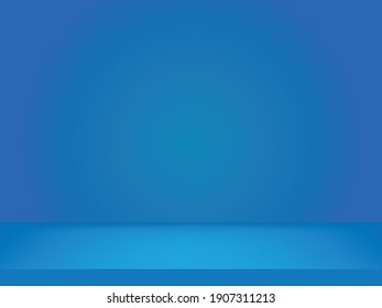 Abstract blue background with blue table design,studio,room, web template ,Business report with orange background color.