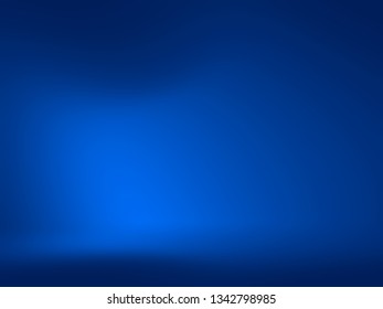Abstract blue background for web design templates, christmas, valentine, product studio room and business report with smooth gradient color.