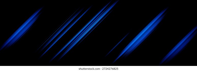 abstract blue and black are light pattern with the gradient is the with floor wall metal texture soft tech diagonal background black dark clean modern.