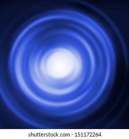 Abstract blue circle background.