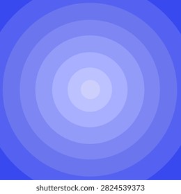 Abstract blue concentric circle pattern with layered radial rings transitioning from a soft light center to deeper blue edges. Ideal for technology backgrounds, presentations, websites, wallpapers, posters, and digital graphics.