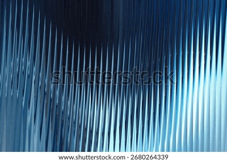 Abstract blue and dark background with vertical wavy lines creating a sense of depth and texture