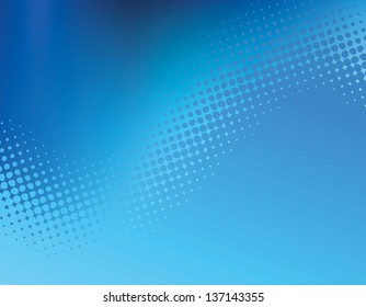 Abstract  Blue Dot Wave .jpg Graphic Background Perfect For Web Banners, Ads And Other Print Collateral Materials.