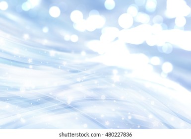 Abstract blue elegant background with glitter and waves. illustration beautiful.