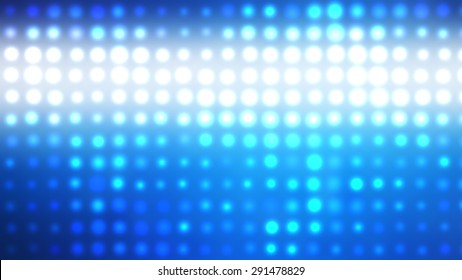 Abstract Blue Football Or Soccer Backgrounds. Beautiful Artistic Flood Lights