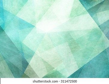 abstract blue green background with textured transparent squares in random layers - Powered by Shutterstock