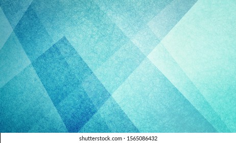 Abstract Blue Green Background Triangle Design With Layers Of Geometric Shapes In Modern Textured Pattern, Business Or Website Background Layouts