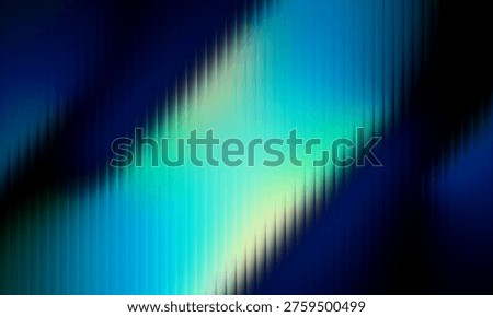 Abstract blue and green diagonal gradient with vertical stripe effect, vibrant and eye-catching modern design, suitable for backgrounds and creative projects.
