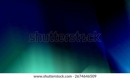 Abstract blue and green gradient background with soft light flares, perfect for modern design projects