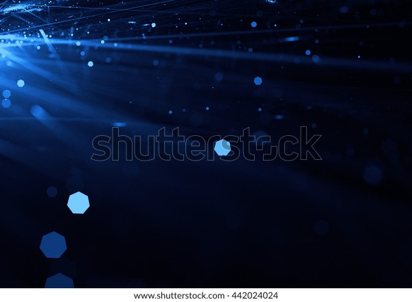 Abstract Blue Light Rays Wallpaper Stock Illustration 442024024