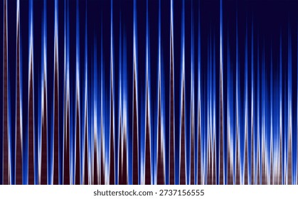Abstract blue light streams creating a mesmerizing visual spectacle of vertical illumination