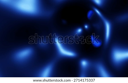 Abstract blue metallic wave texture background