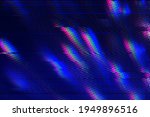 Abstract blue, mint and pink background with interlaced digital glitch and distortion effect. Futuristic cyberpunk design. Retro futurism, webpunk, rave 80s 90s cyberpunk aesthetic techno neon colors