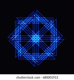 cool spacey geometric shapes wallpaper gif