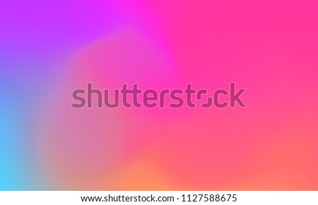 Abstract blue orange and pink soft cloud background in pastel colorful gradation.
