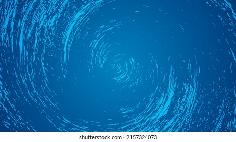 Abstract blue spiral background. Design circles of lines of particles, fragments, dots. Maze. Target. Hypnosis. Flow of energy. Poster technology, medicine. business, social networks.