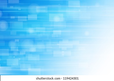 Abstract Blue Tech Background.