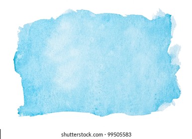 Abstract Blue Watercolor Background.