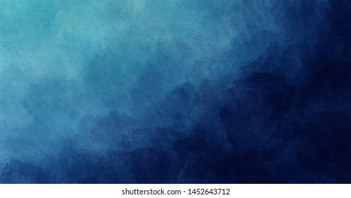 Abstract blue watercolor gradient paint grunge texture background 
