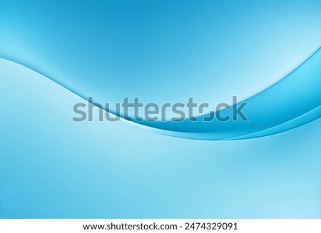 Abstract Blue Wave Background with hints of blue hues