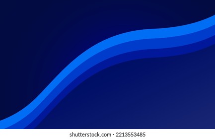 abstract blue wave gradient colour background
