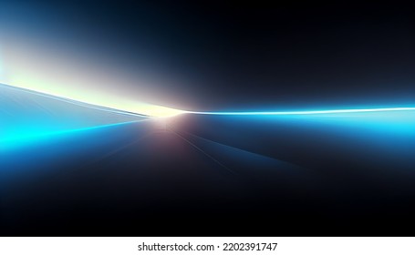 Abstract blue and white waves background. Subtle gradinets, flow liquid lines. Cinema 4d. Design element. 