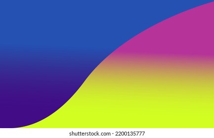 Abstract Blue Yellow Pink Black Gradient Background