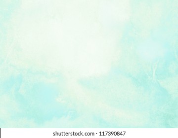 Abstract Blue And Yellow Watercolor Background.