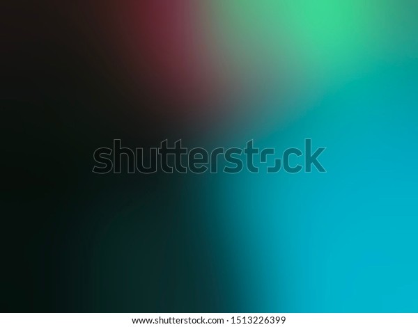 Abstract Bluepinkwhitegreen Blurred Background Cool Shades